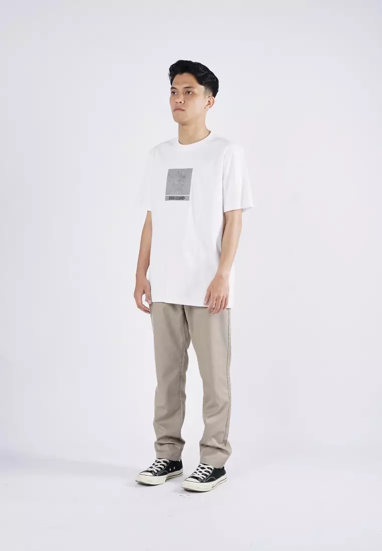Jual 3SECOND 3Second Men's T-Shirt Short Sleeve Regular Fit Logo Jason ...