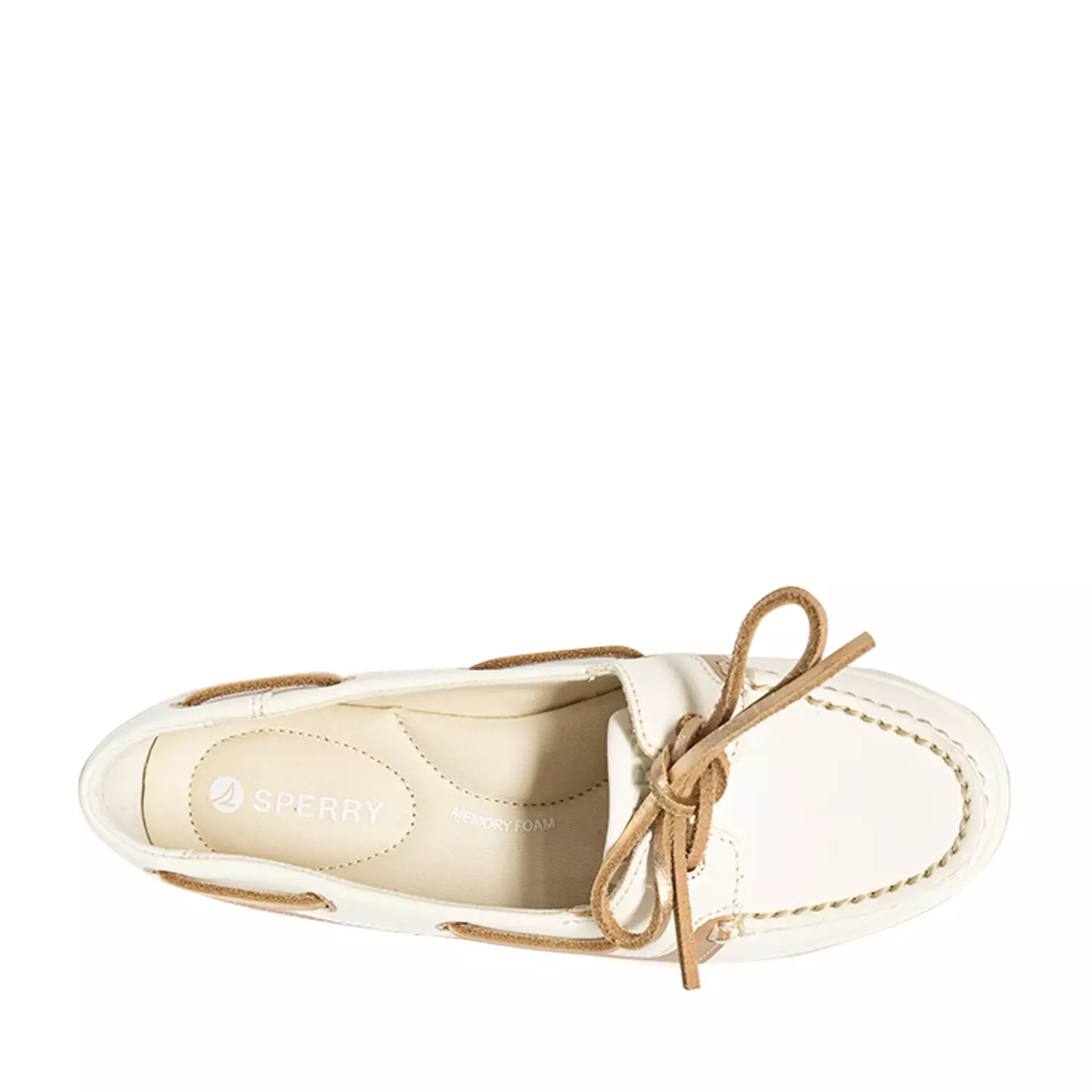 Women's Starfish 1 Eye Boat Shoes - Beige/Gold (25F02472)