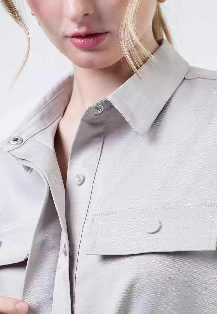 Kinsley Elastic Hem Utility Top