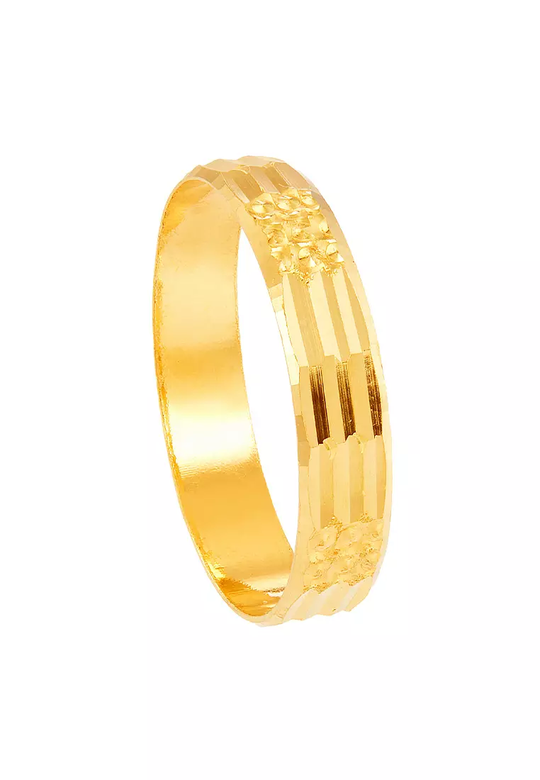 Buy HABIB HABIB 916 22K Yellow Gold Ring EHR950923 Online ZALORA