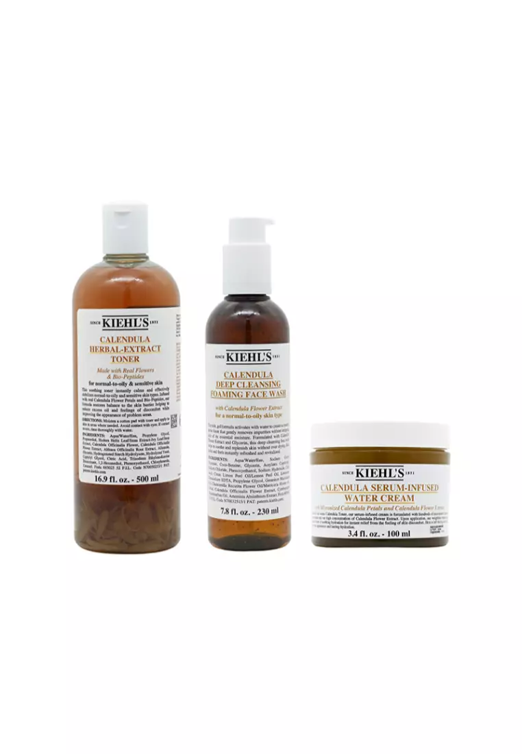 Buy Kiehl's Kiehl's Calendula 3-Step Hydration Set (3pcs) 3piece