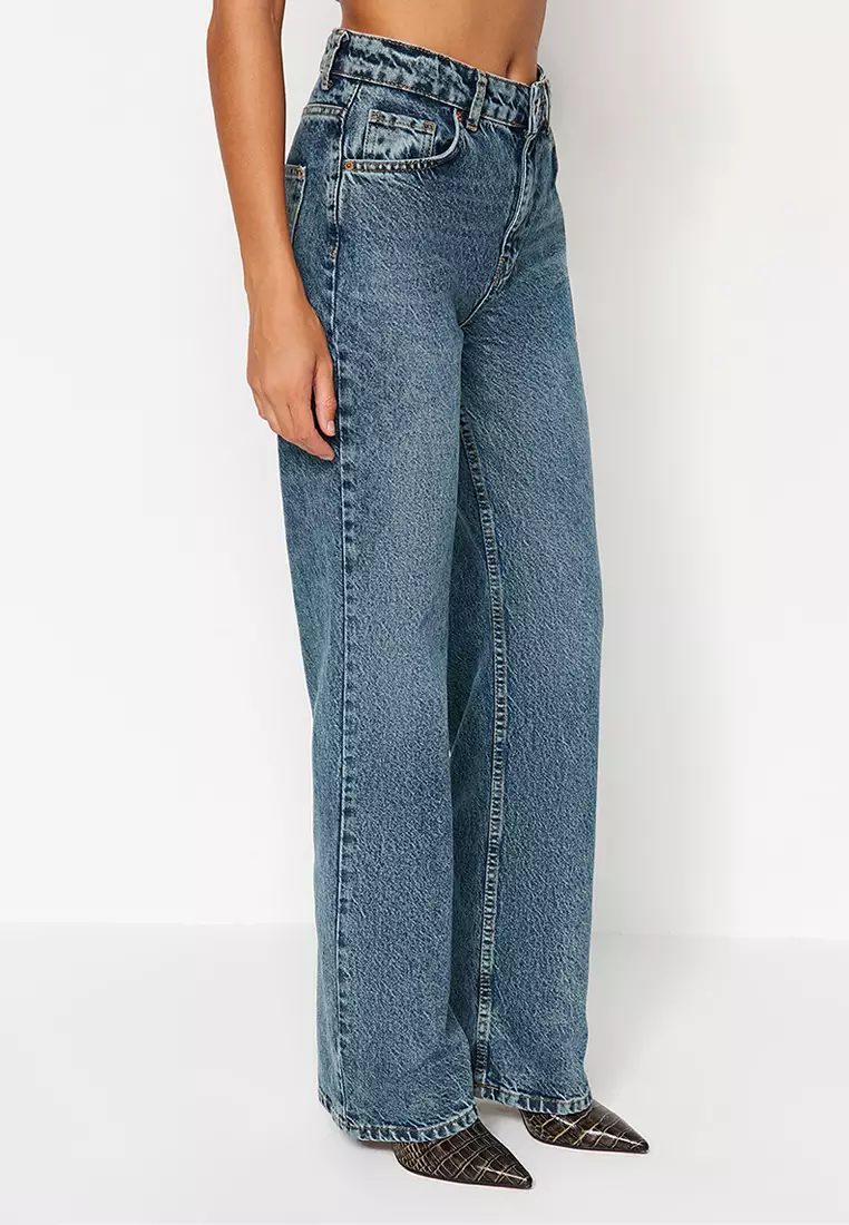High Waist Wide Leg Jeans