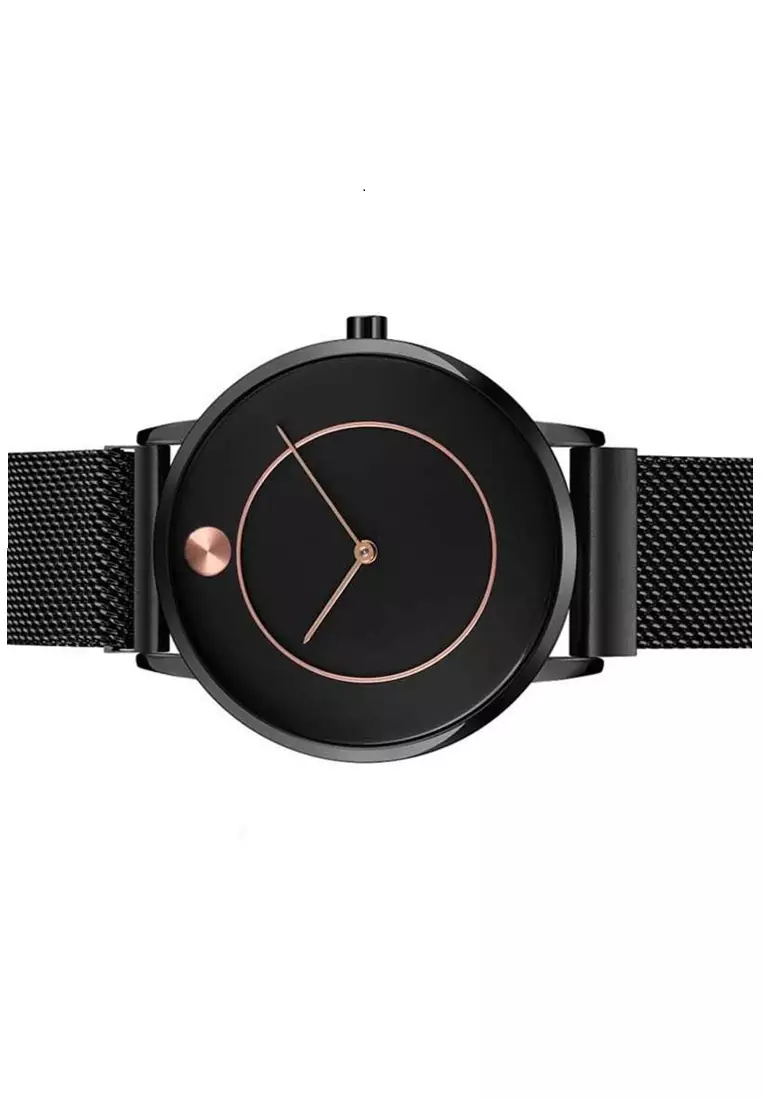 Jam Tangan Analog Pria Design Modis Elegan Waterproof Strap Tali Material Stainles Steel BN79 ORIGINAL