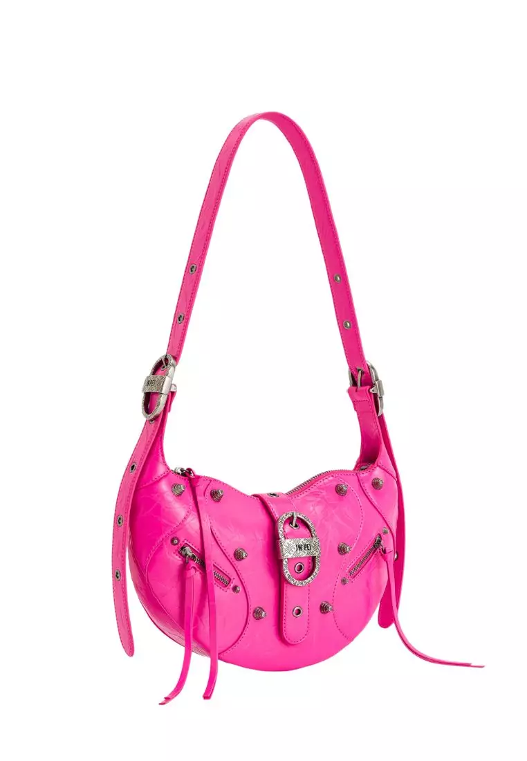 Jual JW PEI JW PEI Tessa Crushed Shoulder Bag - Bright Pink Original ...