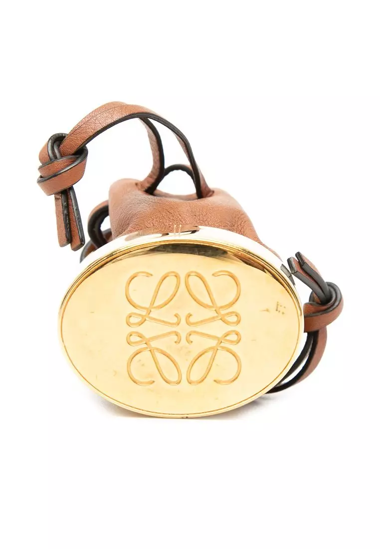 Pre-Loved Loewe Leather Balloon Bag Pendant Necklace