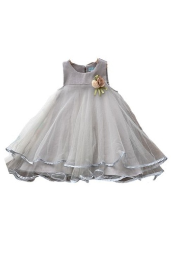 RAISING LITTLE grey Abdera Dress - Gray 5DF08KA9EE2597GS_1