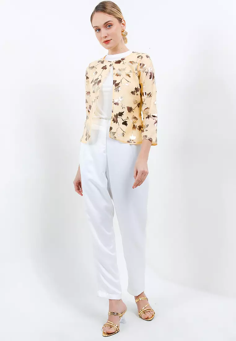 Chanira Festive Riaz Tunic-Daffodil