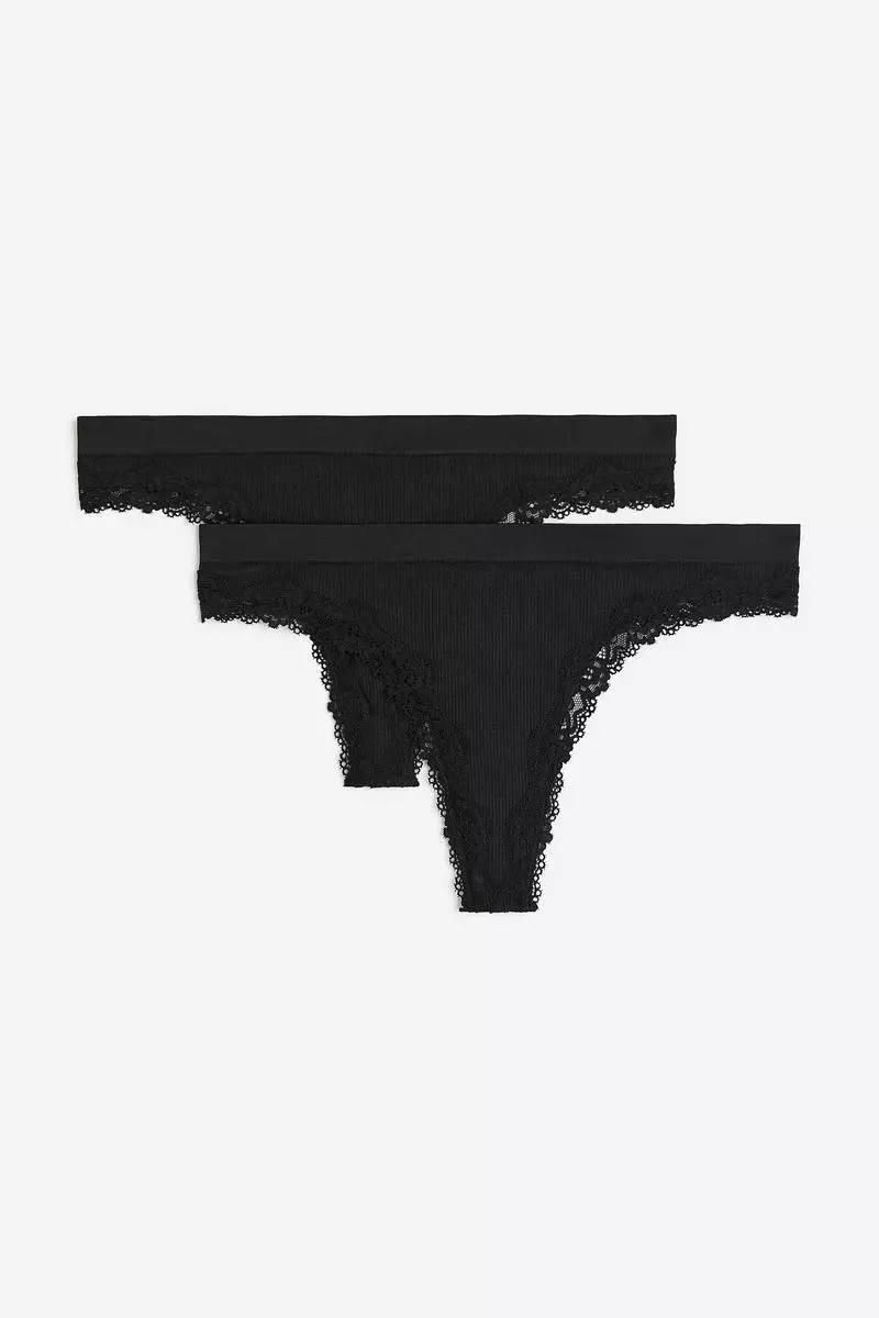 2 pack seamless thong briefs