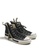 Twenty Eight Shoes black High Top Canvas Zipper Sneakers XO-01 E39B4SH74A02AFGS_3