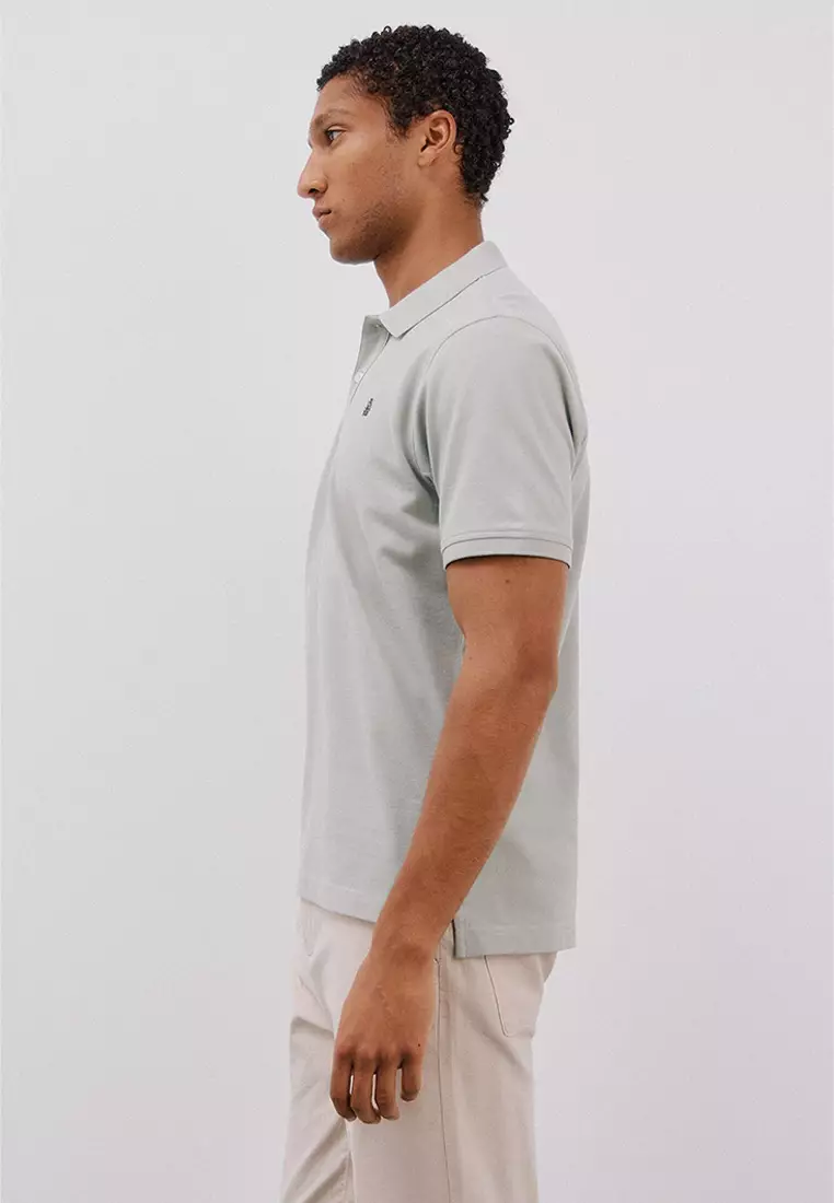 Basic Piqué Polo Shirt