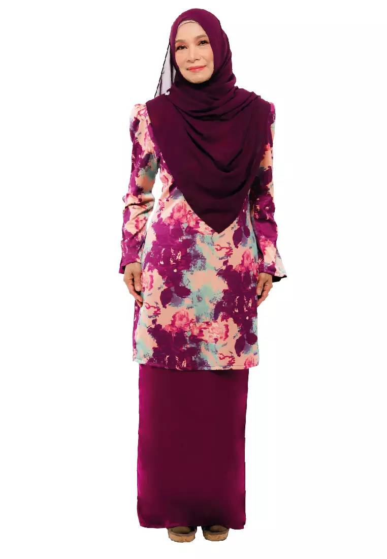 Kurung Cendana Tyrian Purple