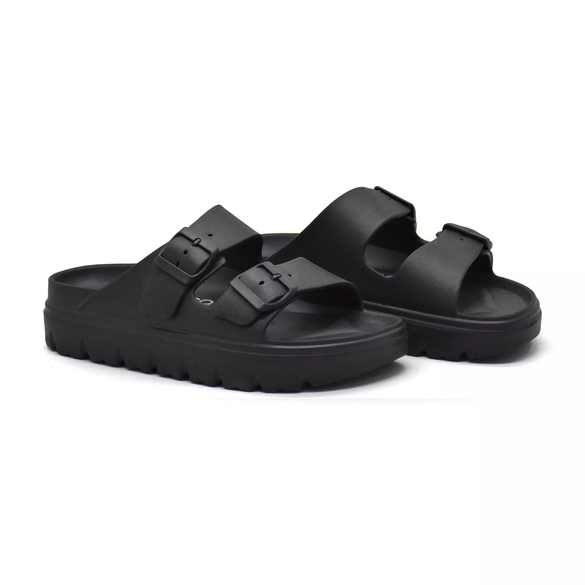 Carvil Sandal Pria Wanita Anaya-PU Black