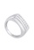 HABIB 銀色 HABIB Laszlo Silver Palladium Diamond Men's Ring D8885ACA17569FGS_2
