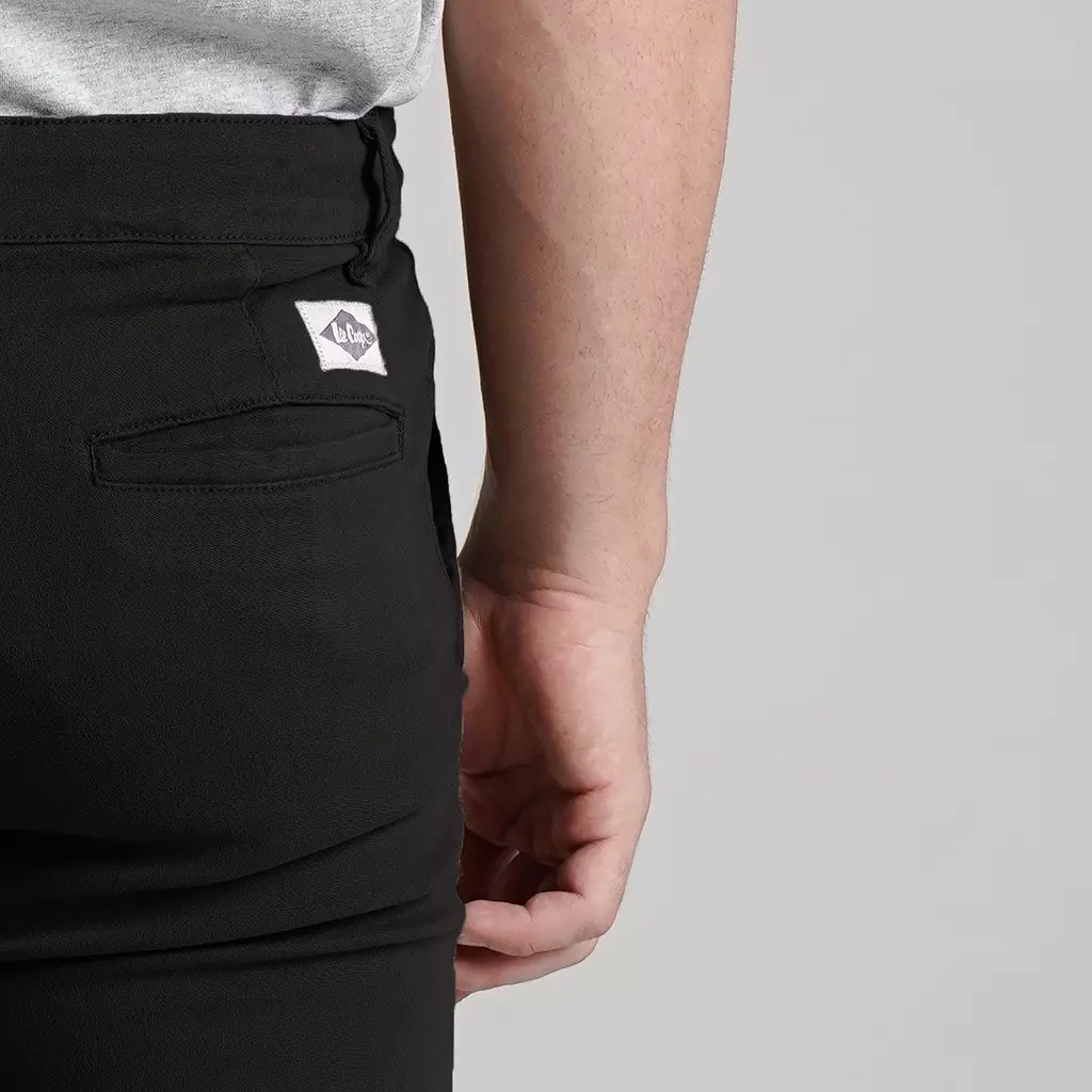 Lee Cooper Slim Fit Long Chino Logan Black