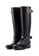 Twenty Eight Shoes black Zipper Long riding Rain Boot VR82 DB38CSH3E0850BGS_2