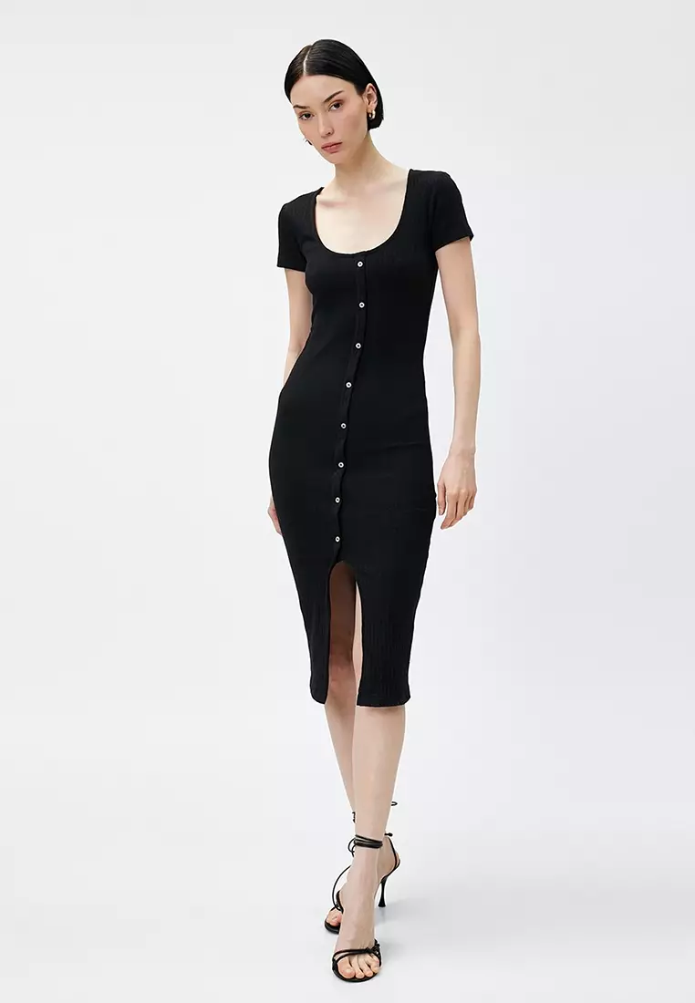 Slim Fit Midi Dress