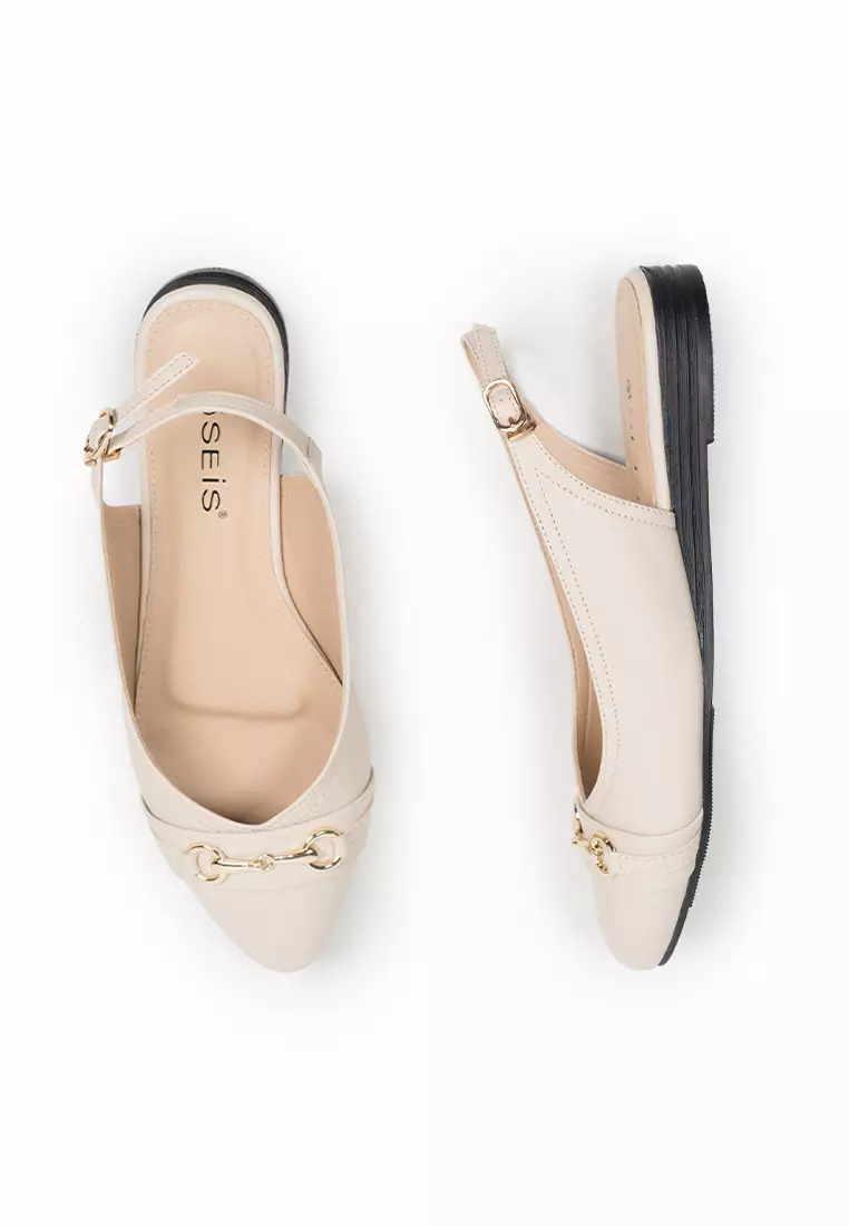 SEIS Novela  Mules Wanita - CREAM