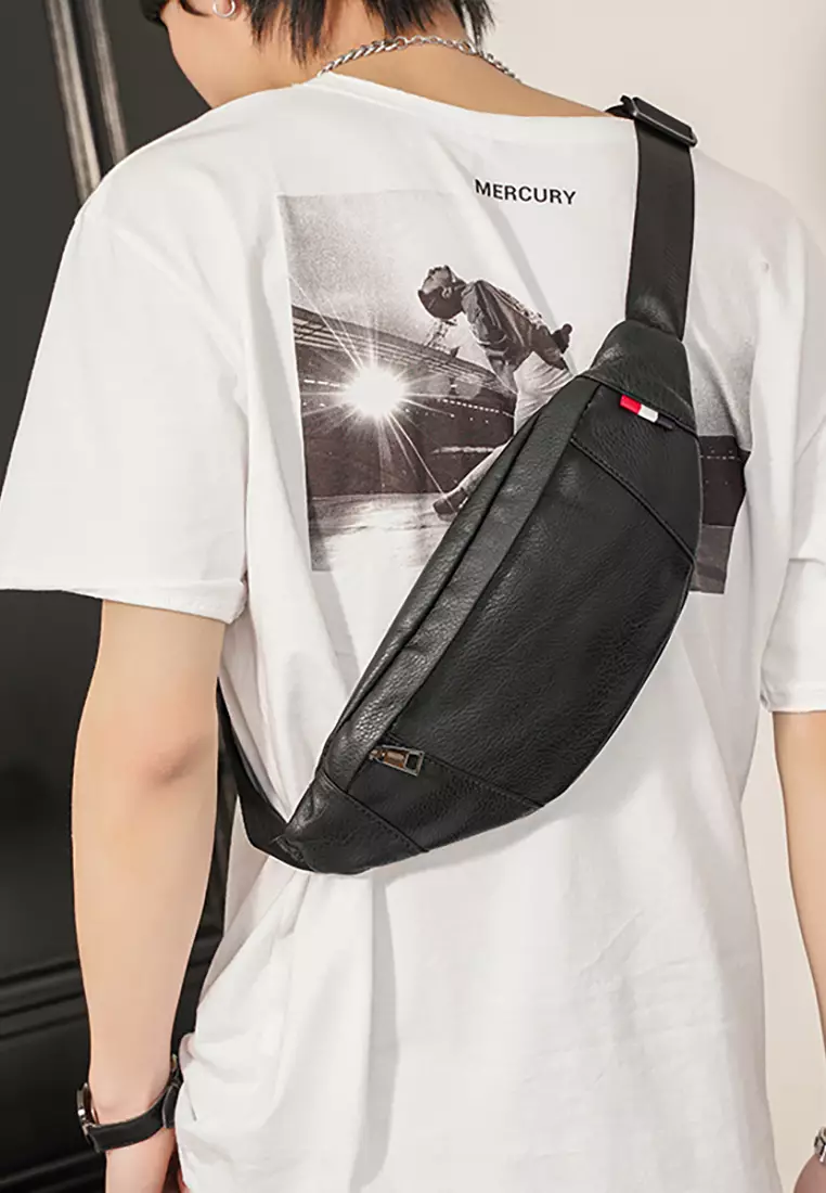 Plain Unisex Waist Pack Bag