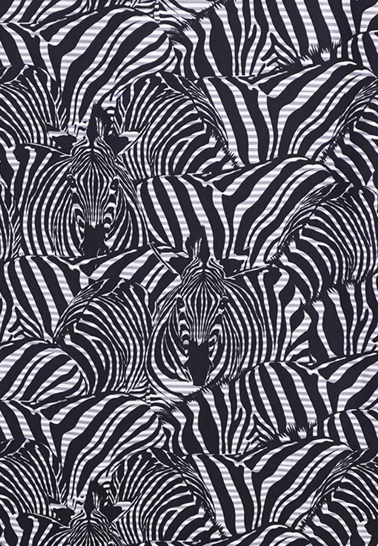 Buy HOM Zebra Pattern Casual Shirts S/S. 2024 Online ZALORA