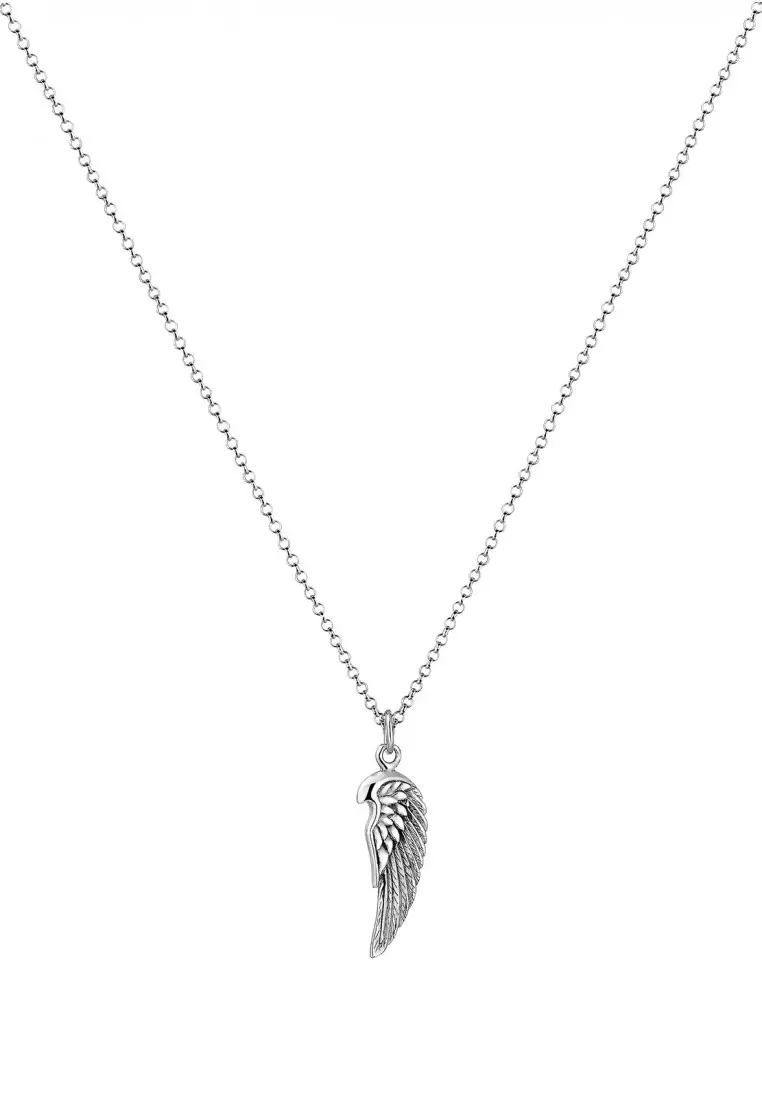 Perhiasan Pria Perak Asli - Silver Kalung Man Wings Silver