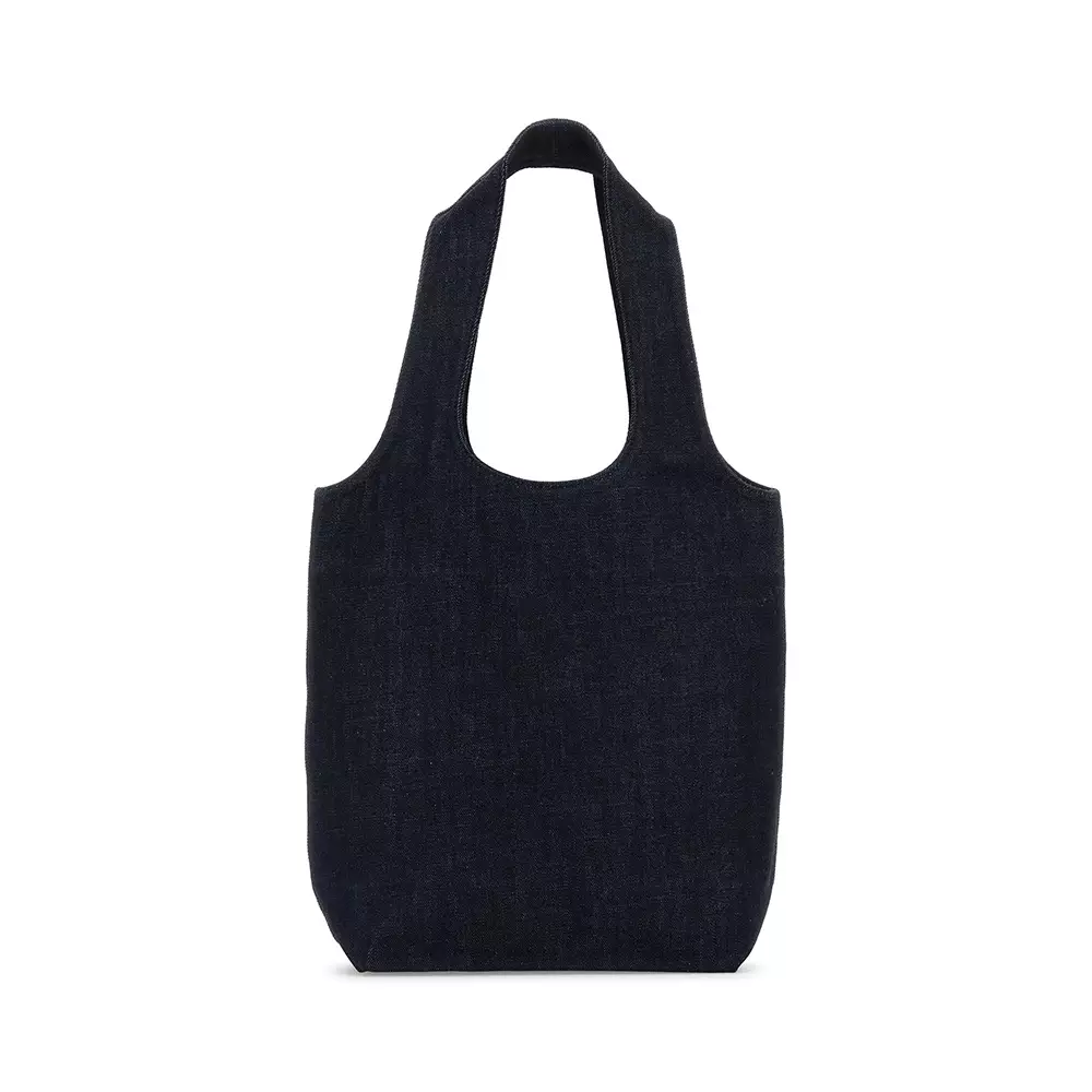 Ninon Small Tote Bag Denim Blue