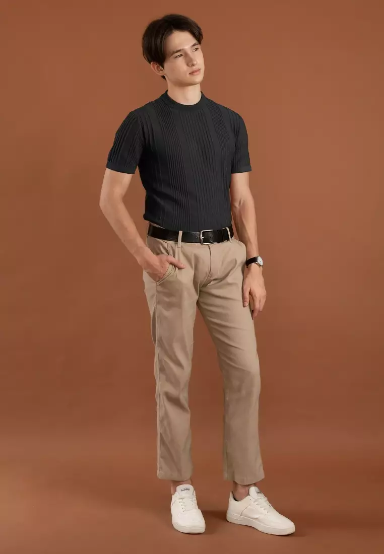 Kale Oxford Black / atasan kaos pria / baju kaos pria / kaos basic pria / kaos rajut