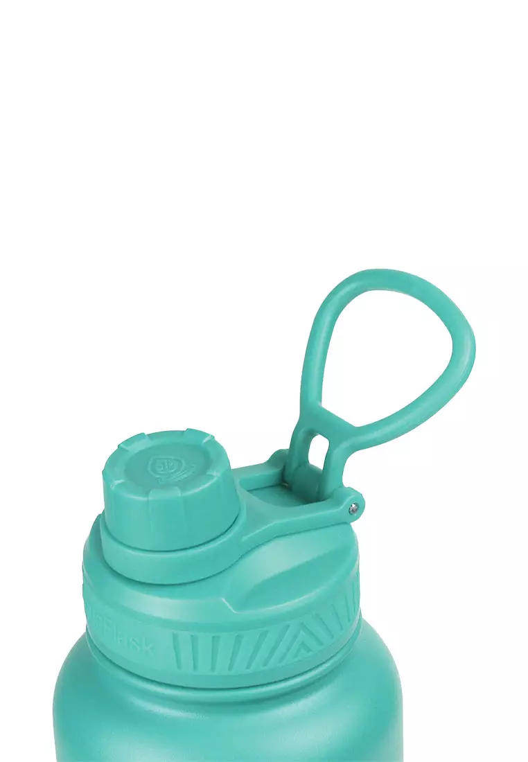 40oz Wide Mouth Water Bottle Turquoise Blue
