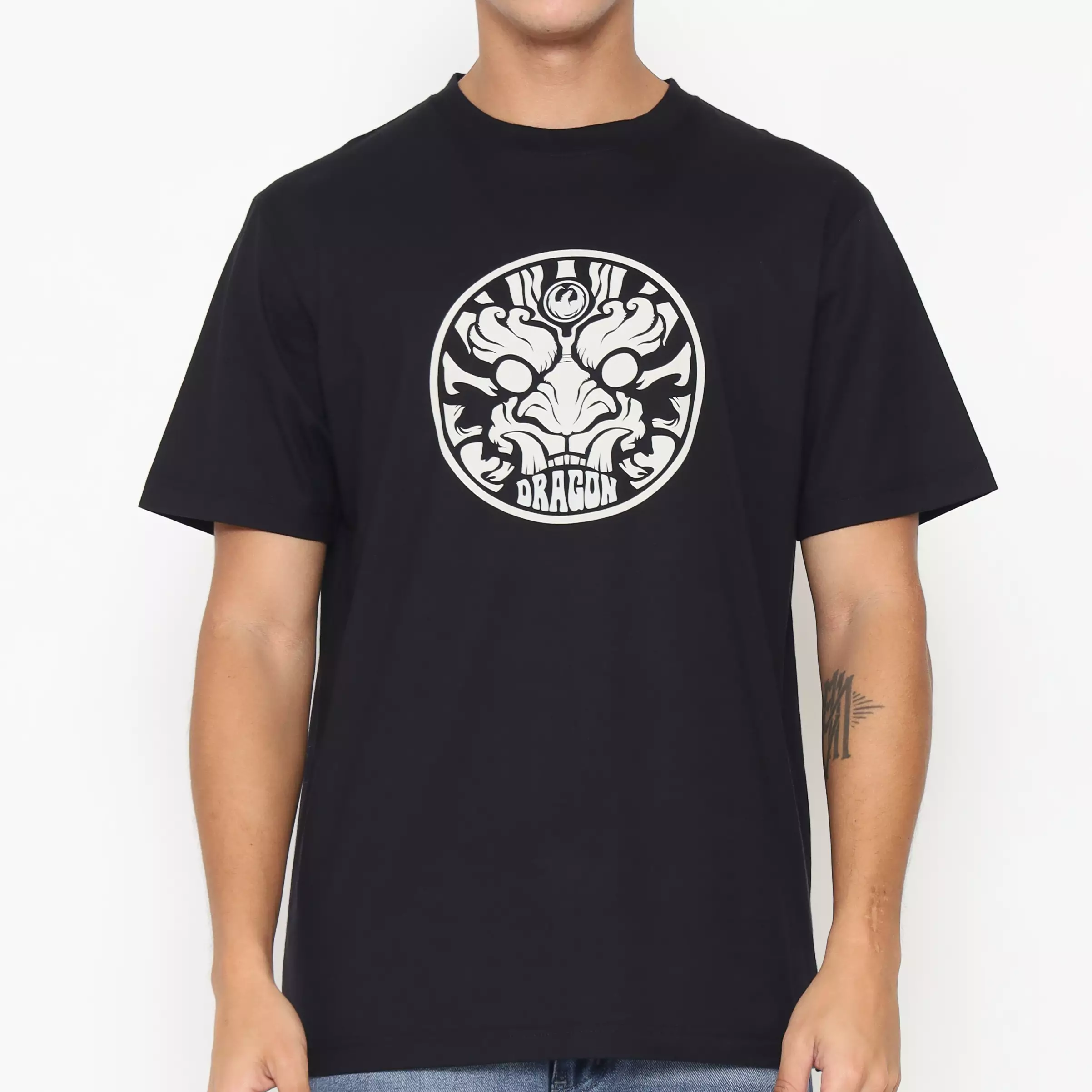 Dragon Kaos lengan pendek Pria Elbraman Planet Surf
