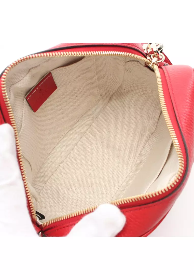 Gucci disco bag red store