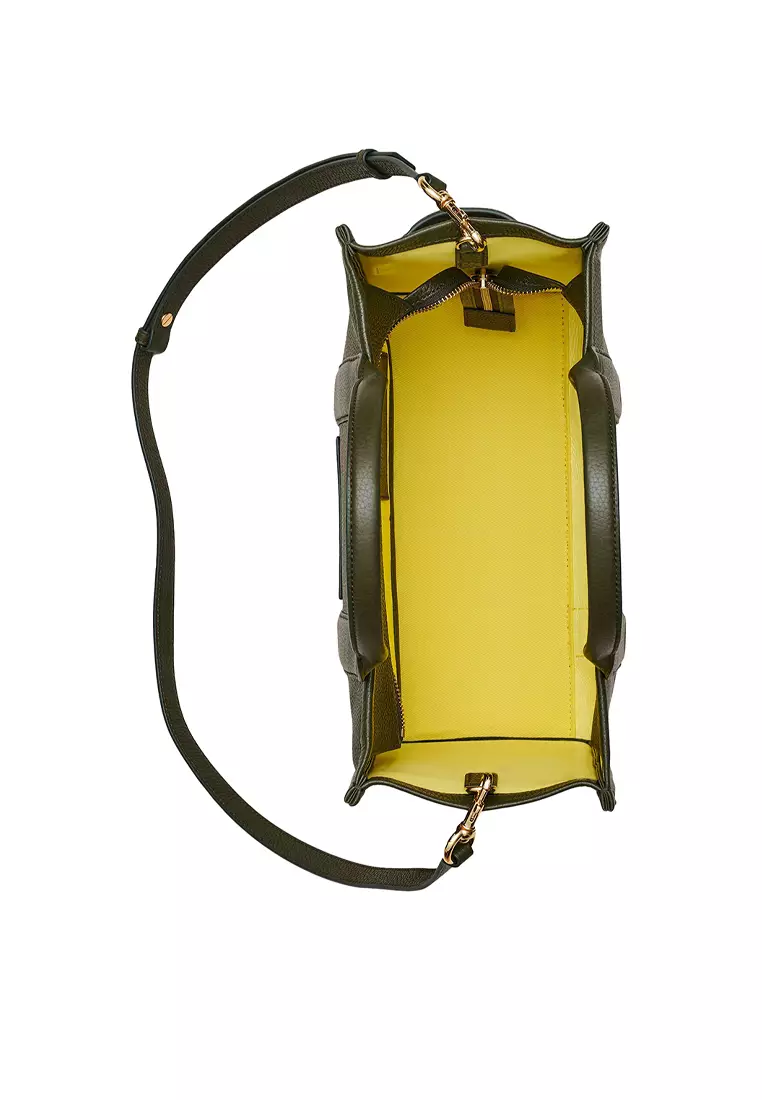 The Leather Medium Tote Bag Forest H004L01PF21