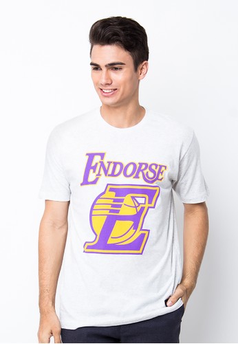 Endorse Tshirt Wl Lakers Misty White END-PB023