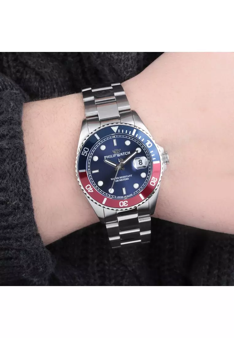 Buy Philip Watch Swiss Made Philip Watch Caribe 42x51mm Case