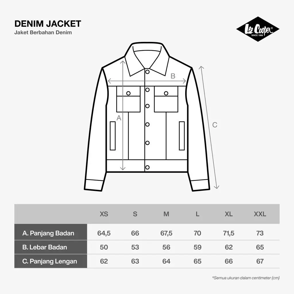 Lee Cooper Jacket Denim Hunter Classic Light Blue