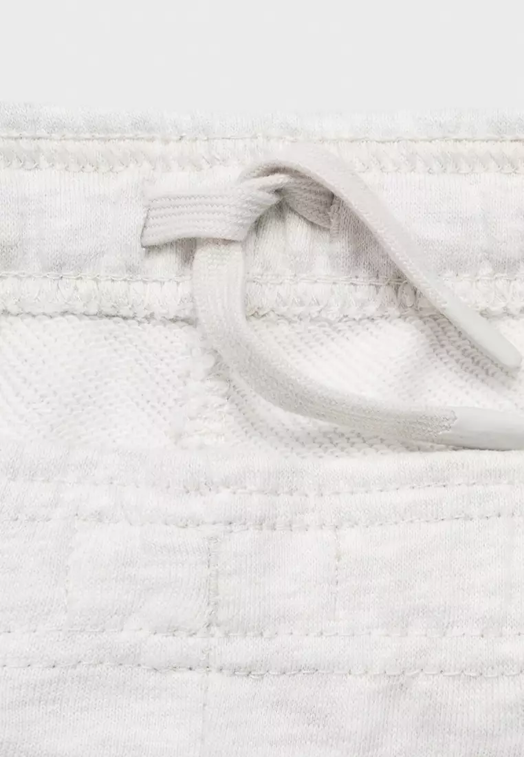 Cotton Joggers With Elastic Waist