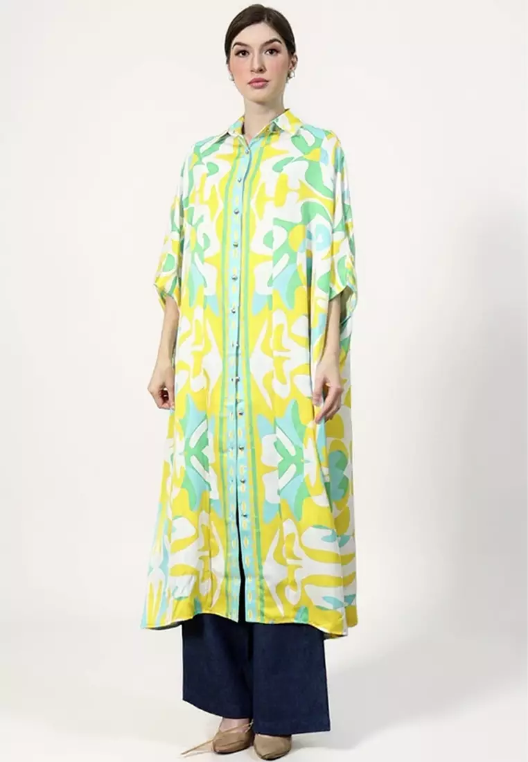 Kanzi Collared Kaftan