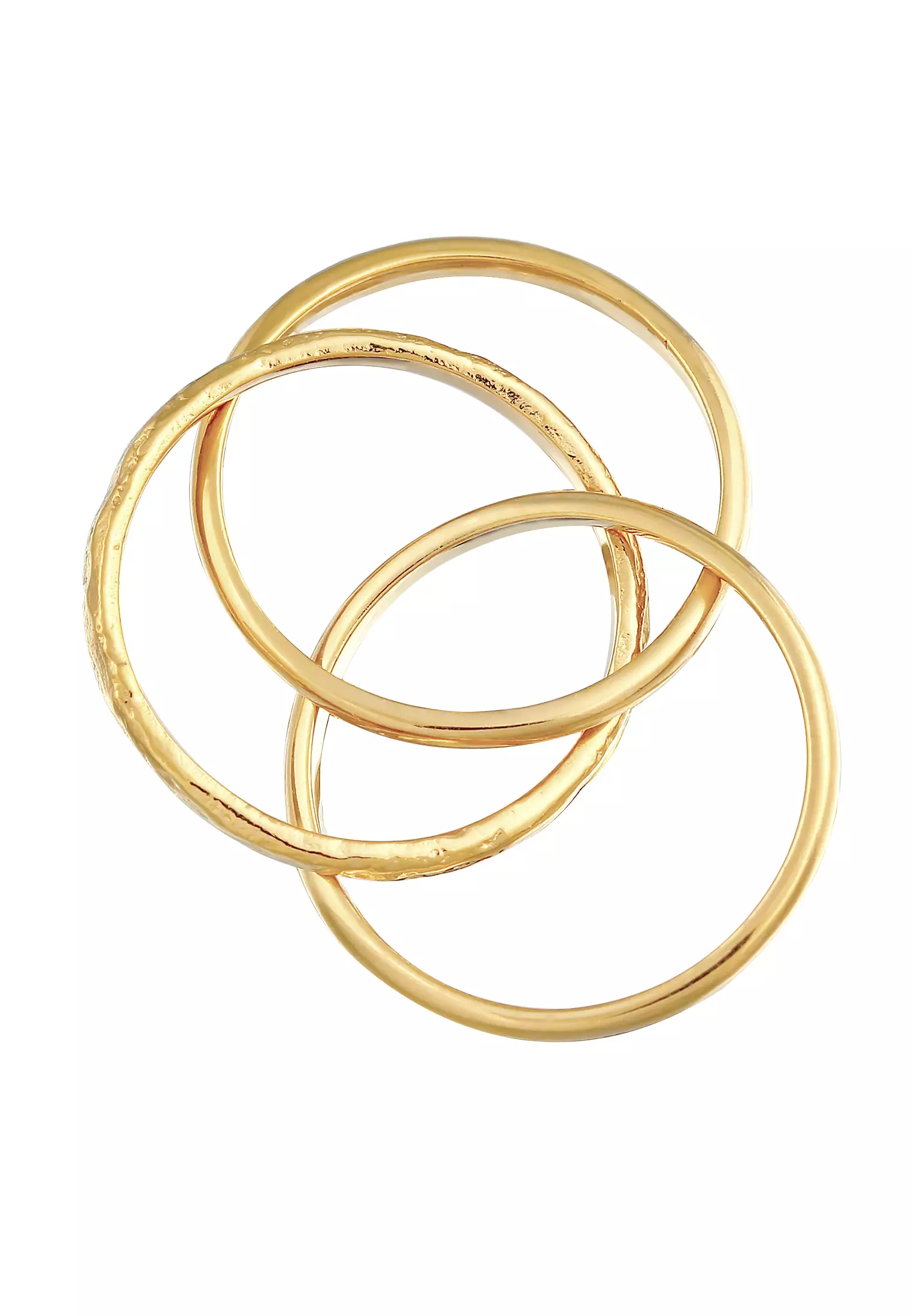 Ring Wrap Ring Trinity Basic Classic Gold Plated