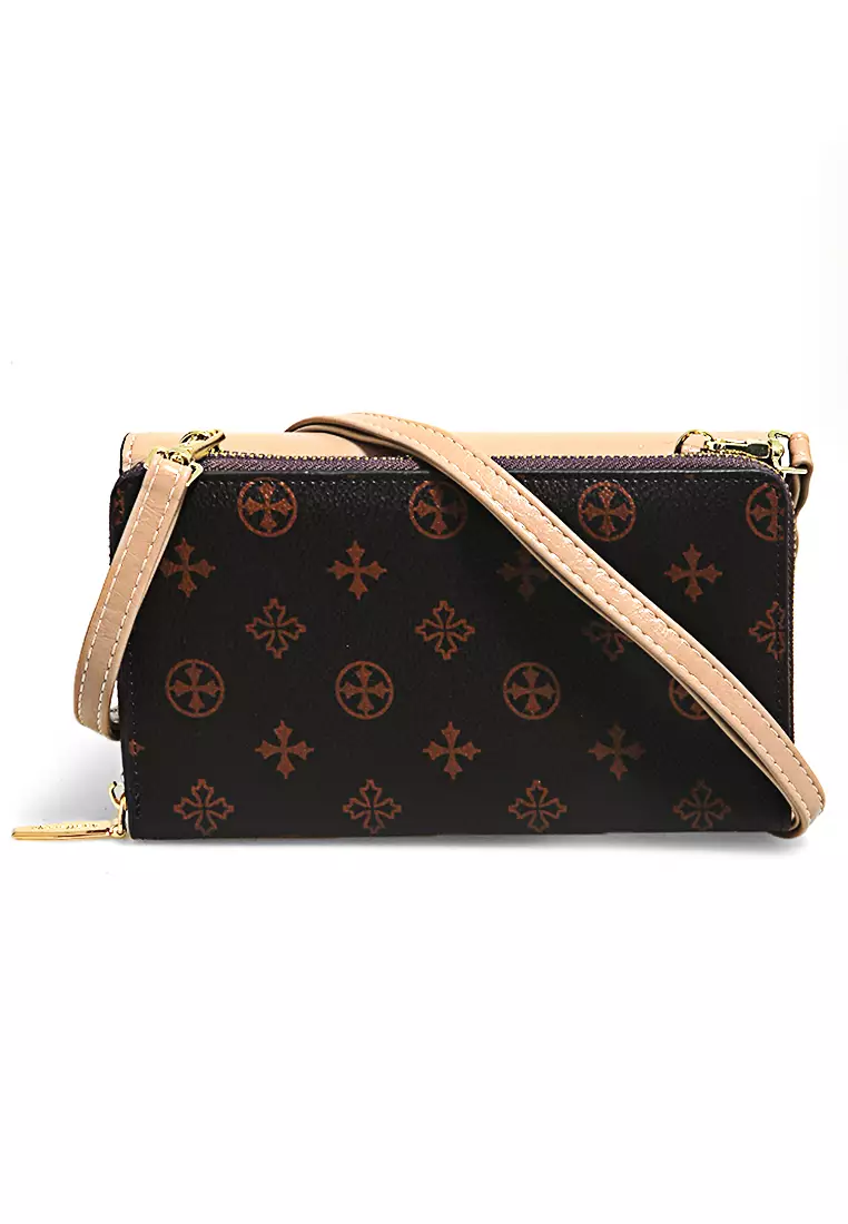 Dompet Wanita Model Panjang Long Wallet With Strap Handle Material Leather ORIGINAL