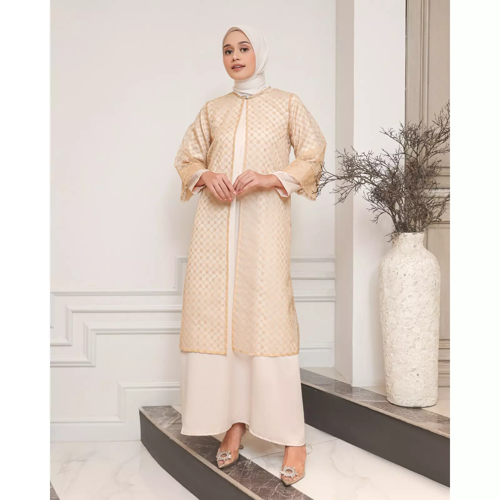 Geulis.id RAZIQA OUTER - Gold