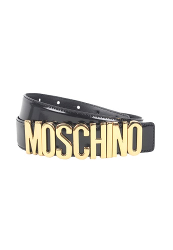 Moschino black MOSCHINO women's metal letter belt A812EAC61B18D7GS_1