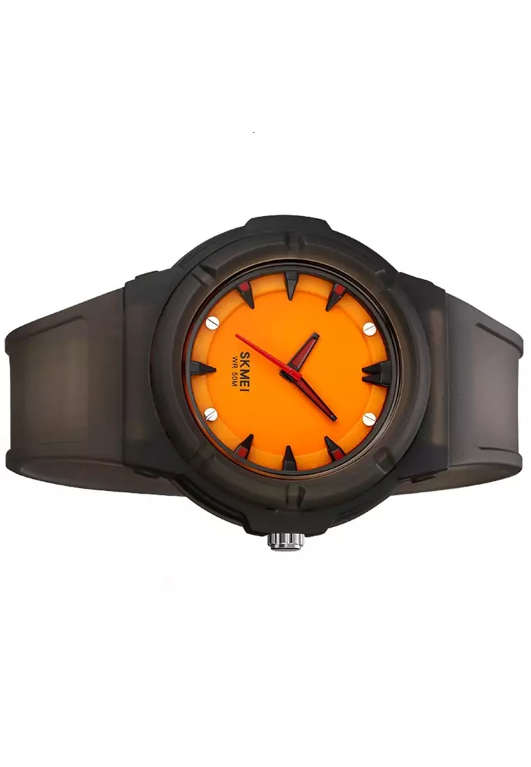 Jam Tangan Analog Pria Waterproof Strap Tali Material PU Silicone IR40 ORIGINAL