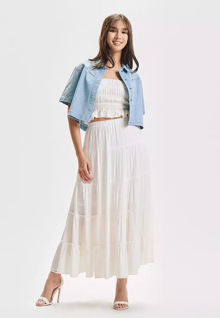 Maxi Tiered Skirt