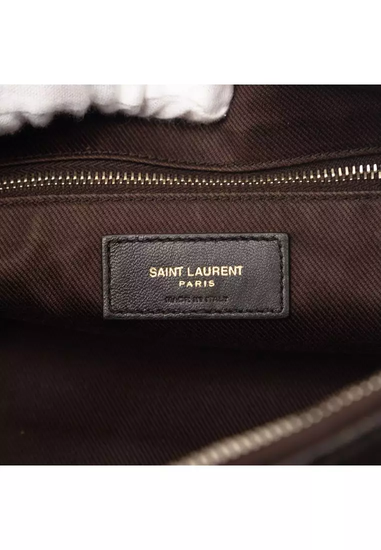 Pre-Loved Saint Laurent Le Monogramme Coated Canvas Shoulder Bag