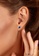Aquae Jewels pink Earrings Empress Precious Stone, 18K Gold and Diamonds with Ruby - Emerald - Sapphire - Rose Gold,Sapphire 16A62AC6EB3E52GS_5