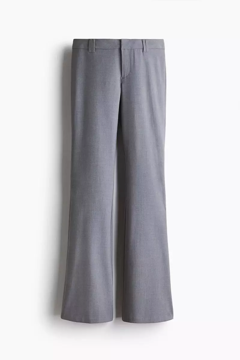 Flared tailored trousers