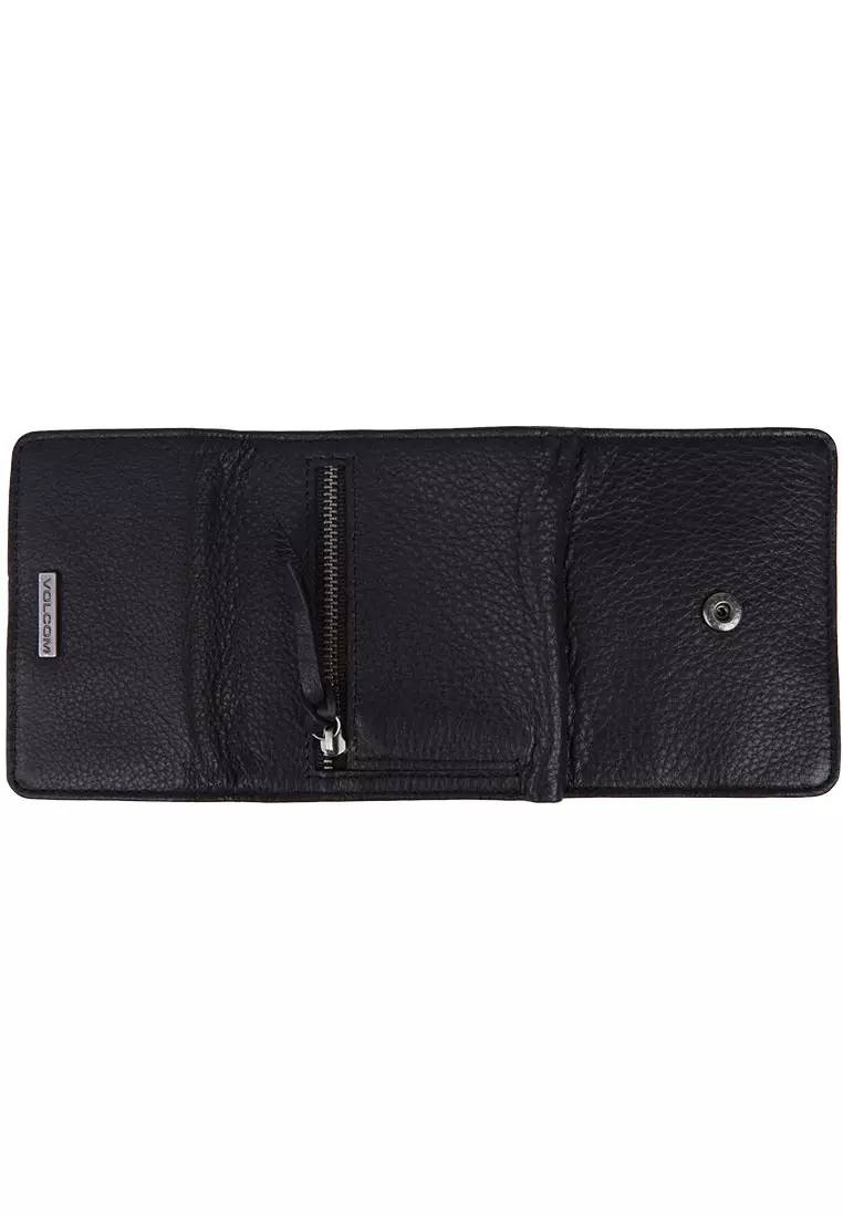 GLW MINITRIPI LEATHER WALLET BLACK