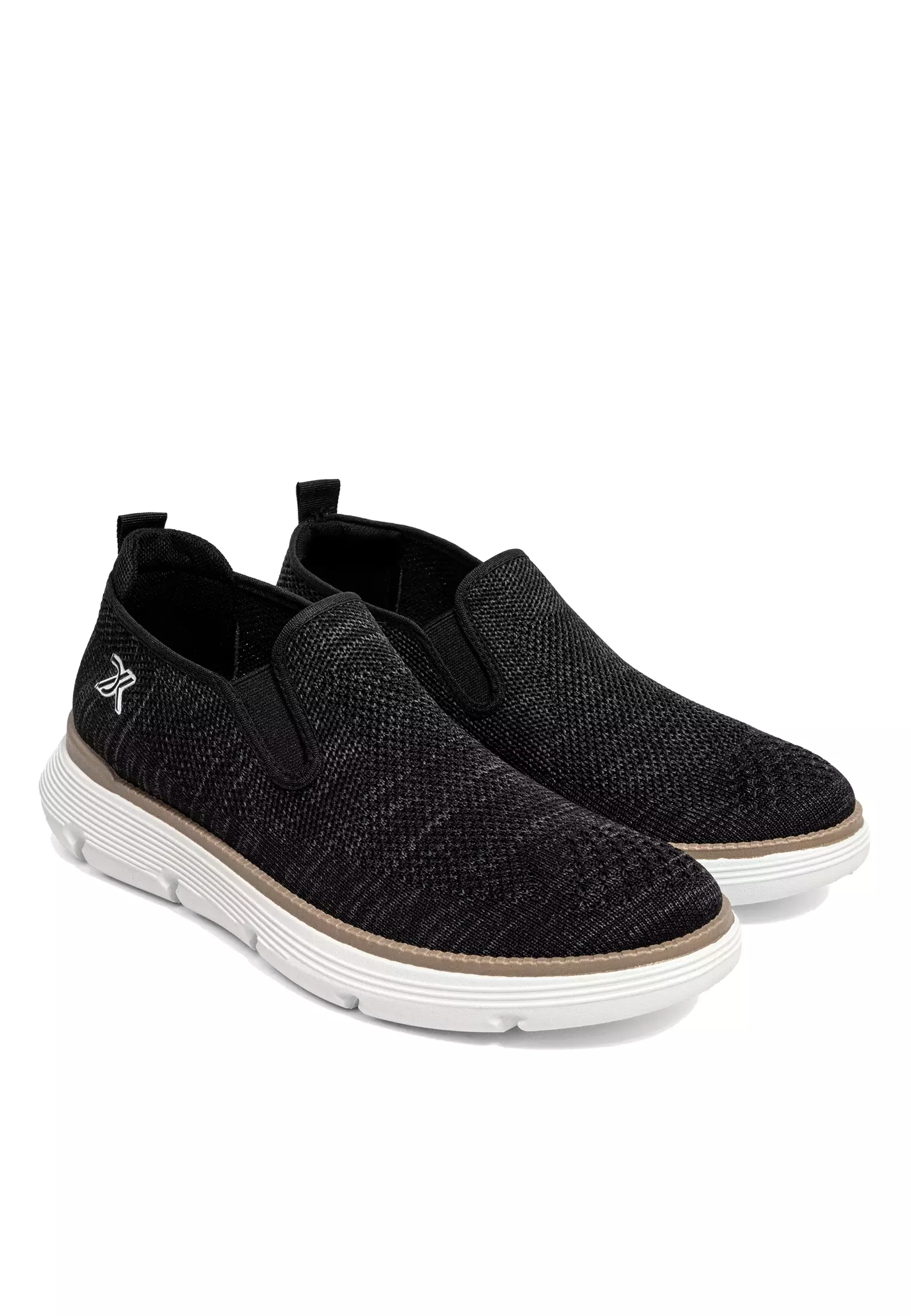 Dr. Kevin Sepatu Sport Pria Men Sneakers Sekolah Flyknit Slip On 889-081