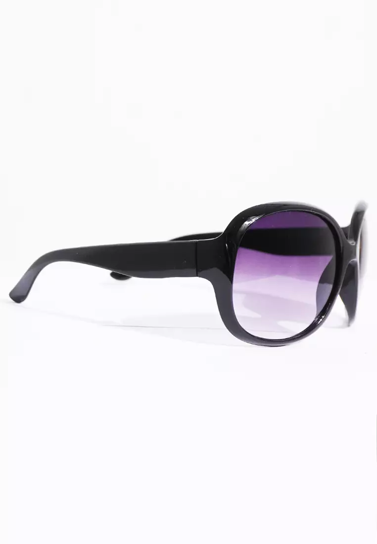 DC037 Sunglasses Kacamata Hijab Nancy Black