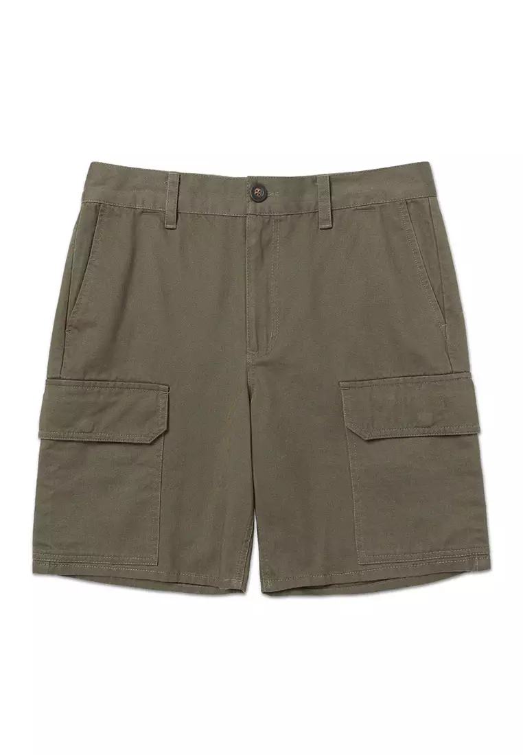 Men's Cargo Shorts - Dusty Olive (4080113-18-0515) | Apparels