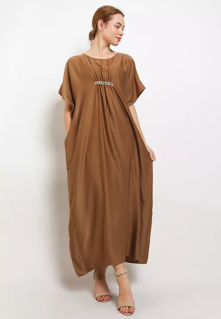 Pearl Chain Detail Kaftan