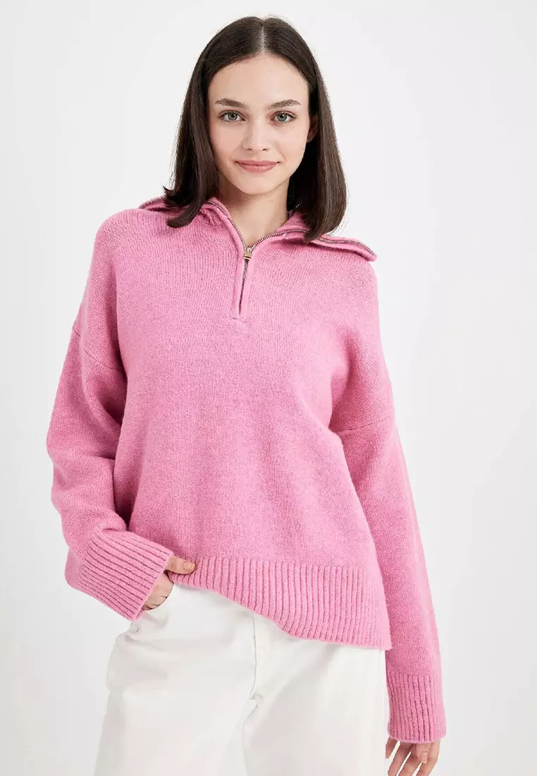Half-Zip Knitwear Jumper